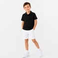 thumbnail image 4 of LittleSpring Black Polo Shirt Boys School Uniform Size 10 Short Sleeve Polo T Shirts Solid Classic, 4 of 6