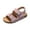 Pink, variant on Girls Sandals Summer Shoes Open Toe Elastic Back Strap Sandals Flat for Little Kids Big Kids