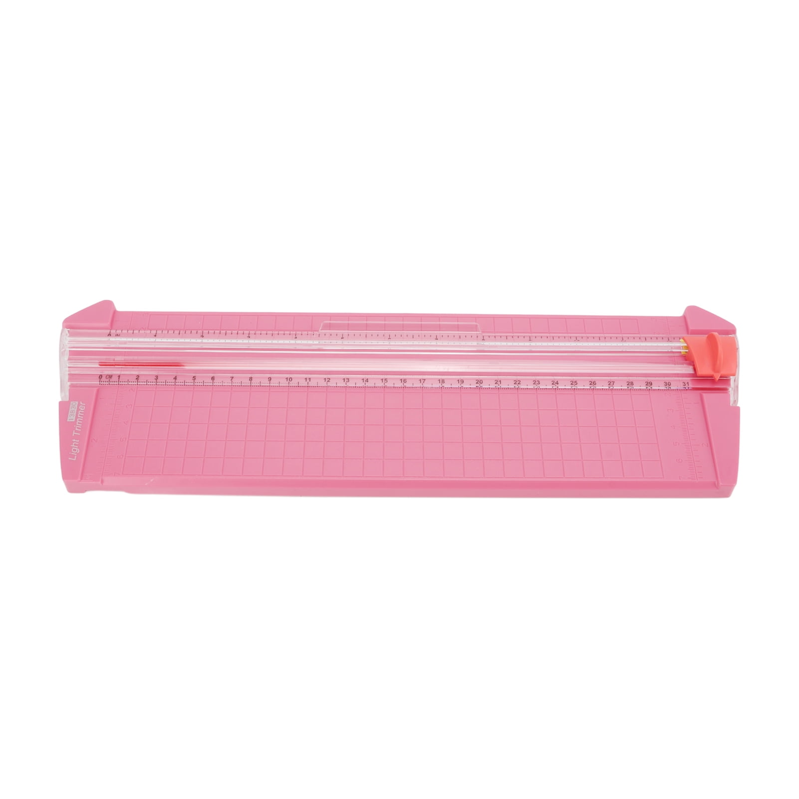 Portable Paper Cutter High Stability Portable Durable Small Paper Cutter  Replaceable Blade for A3 Paper (13830 Rose red)