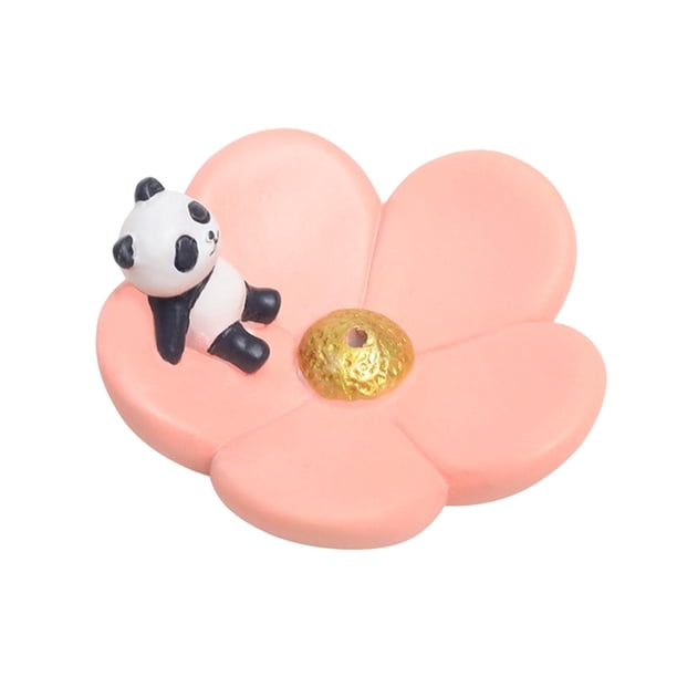 Quemador de incienso con forma de animal de dibujos animados para decoración del hogar y escritorio. Panda