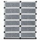 thumbnail image 1 of Mueble Modular para Zapatos Costway 12 Compartimentos PP Negro y Transparente 95x37x109cm, 1 of 10
