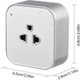 thumbnail image 3 of HUGFEGWE Track Sockets Power Track Socket Outlet Electric Mobile Track Socket Power Track Adapter for Office Kitchen and Living Room CA919-130135, 3 of 9