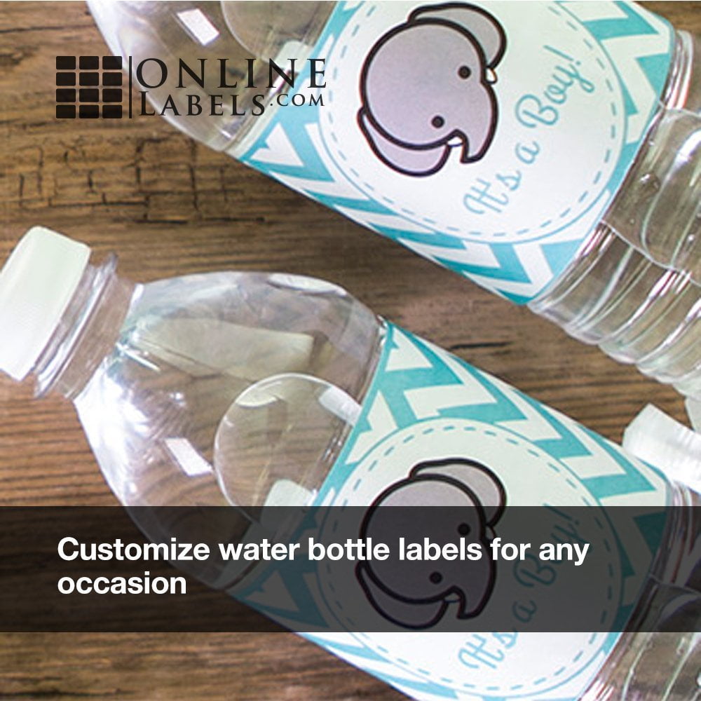 Online Labels - Waterproof Water Bottle Labels - 8