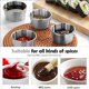 thumbnail image 5 of 24 Tazas de Salsa para Mojar de Acero Inoxidable de 2 Onzas, Mini Tazones para Salsa, Tazas de Condimentos de Metal Reutilizables, Recipientes para Moldes (Plateados), 5 of 5