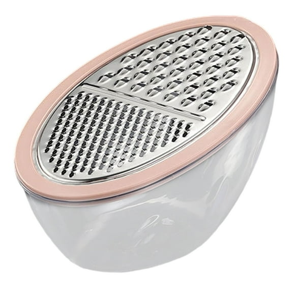 Koadzawe Cheese Grater with Container,Vegetable Slicer,Multi Purpose Graters for Kitchen,Easy To Clean Box Grater,Stainless Steel Cheese Shredder,Potato Slicer,Cheese Shredder