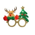 thumbnail image 2 of Christmas Glasses, Fun Holiday Eyeglass Frames for Dress Up clothess, Novelty Party Accessories for s Christmas Gifts(B), 2 of 4