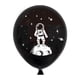 thumbnail image 3 of KAKOWELY 20 globos de látex de 12 pulgadas con estampado de astronauta, globos inflables para fiestas, decoración de baby shower y cumpleaños infantil (10 azules + 10 negros), 3 of 5