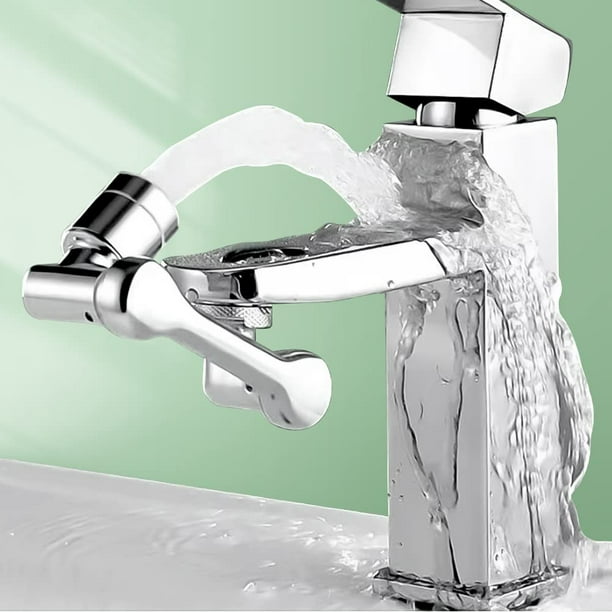 Aérateur de robinet d'extension pivotant à bras robotisé universel à 1080 °