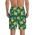thumbnail image 3 of Kdxio Tropical Fruit Print Mens Sleep Shorts Bottoms Soft Comfy Pajama Wear Pants with Drawstring Pockets, 3 of 7