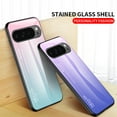thumbnail image 6 of ELEHOLD Case for Google Pixel 9 Pro XL, Lightweight Gradient Glass Case Ultra Slim Shockproof Cover,Black, 6 of 10