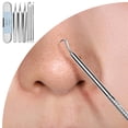 thumbnail image 1 of jhiwgzj Grade Blackhead Extraction Tool Kit Blackhead Remover Tool Extractor Removal Kit For Popping 7 Pcs Set Removing For Nose Face Tools (Content 7 Piece Set), 1 of 8
