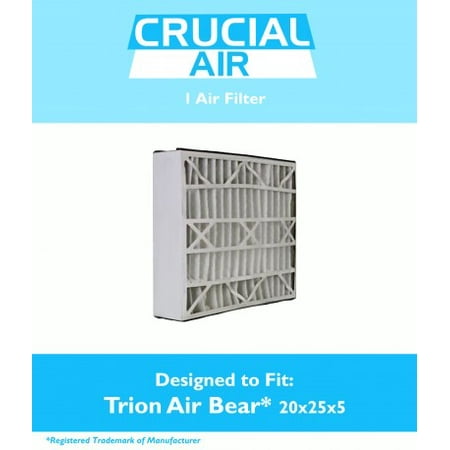 Trion Air Bear Filter 255649-102 Pleated Furnace Air Filter 20x25x5 MERV