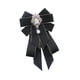 thumbnail image 5 of Broche con lazo de cinta, broche de pajarita, broche con lazo preanudado, broche decorativo moderno para dama Negro, 5 of 9