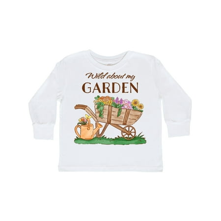 

Inktastic Wild About My Garden Gift Toddler Boy or Toddler Girl Long Sleeve T-Shirt