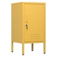 thumbnail image 4 of AKDSteel Metal Locker Nightstand with Shelf,Single Door Lockable Metal End Table,Modern Bedside Table, Versatile Side Cabinet for Bedroom, Living Room, or Office, 4 of 5