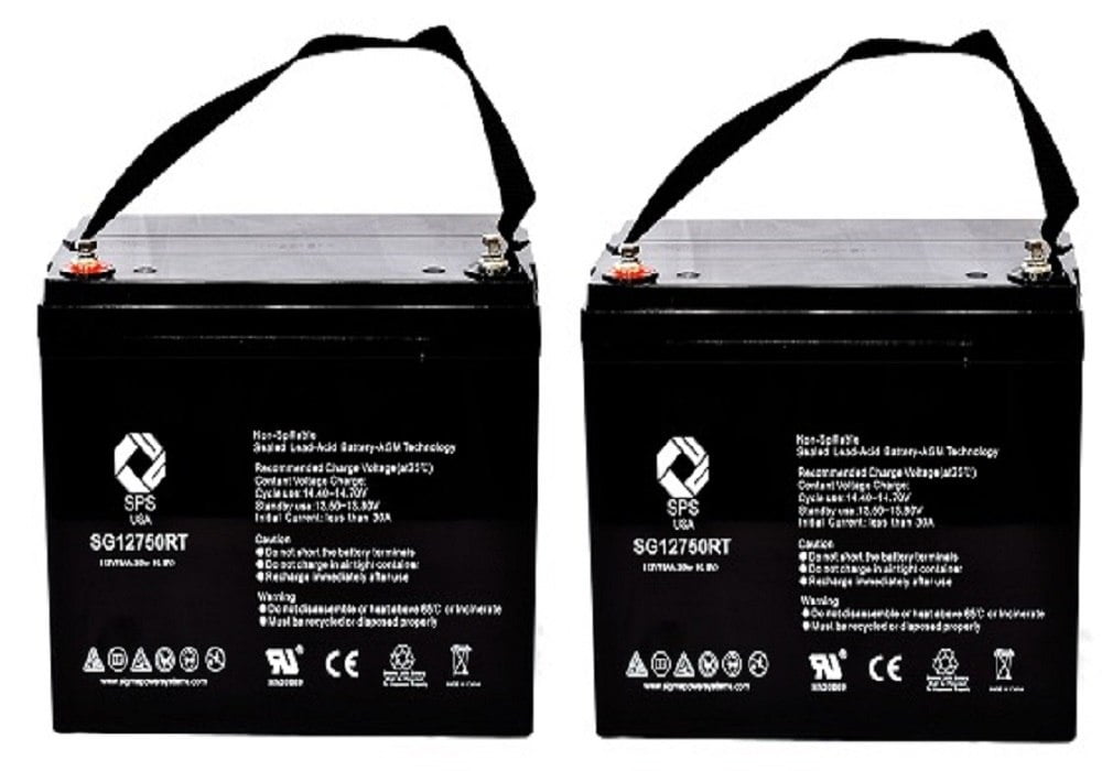 SPS Brand 12V 75Ah Replacement Battery for Merits P7102 Atlantis Power