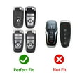 thumbnail image 2 of Zinc Alloy Smart Key Fob Case Holder Shell Accessories Compatible for Ford Fusion F150 F250 F350 F450 F550 Edge Explorer Escape Mustang 2018-2022, 2 of 8