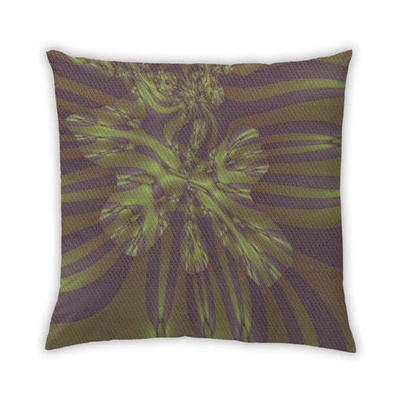 Ahgly Company Outdoor Square Contemporary Throw Pillow, 18 inch by 18 inch