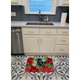 thumbnail image 3 of Carolines Treasures CK1308RUG Giant Schnauzer Poinsettas Machine Washable Memory Foam Mat, 3 of 4
