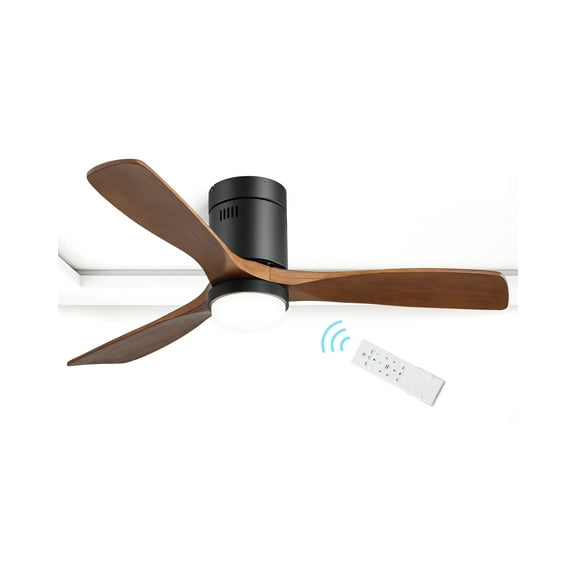 Sofucor 52-Inch Modern Ceiling Fan with Integrated LED Light and Remote Control