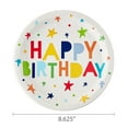 thumbnail image 5 of (6 pack) Happy Birthday Disposable Paper Plates, 9", Multicolor, 10 Count, by Way To Celebrate, 5 of 6