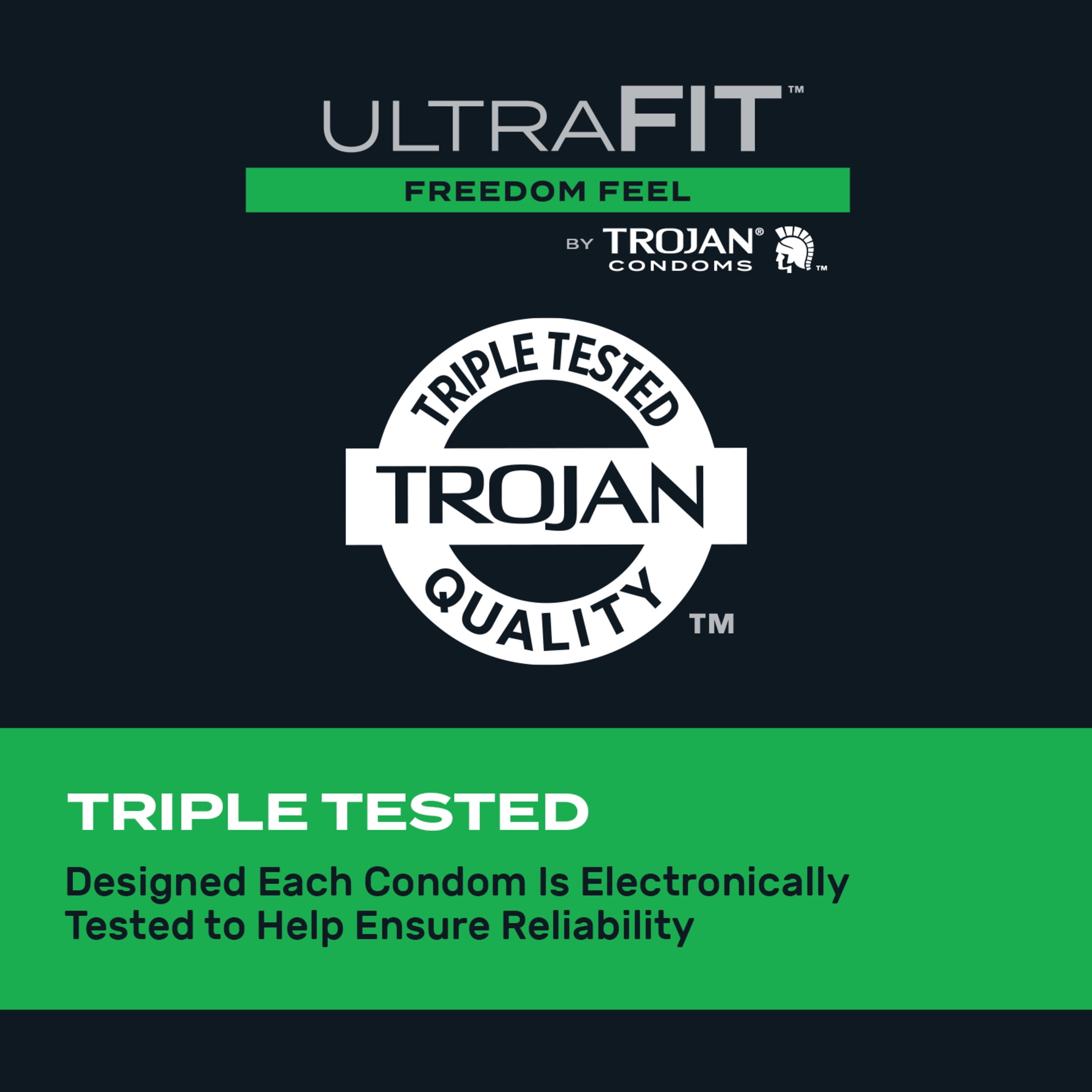 TROJAN CONDOM ULTRAFIT FREEDOM FEEL 10CT