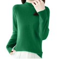 thumbnail image 2 of Maean Women Mock Neck Sweater Pullover Basic Knit Lightweight Warm Slim Long Sleeve Casual Tops, 2 of 4