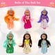 thumbnail image 3 of Little Dolls Set with Mini Princess Dolls for Girls – Princess Toy Dolls for Dollhouse –Small Doll Mini Princess Figures with Tiaras, Hair Accessories, 3 of 5