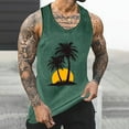 thumbnail image 2 of Dovford Beach Tank Tops for Men Summer Fashion Sleeveless Sunset Muscle Basic T Shirts Casual Loose Pullover Tops, 2 of 5