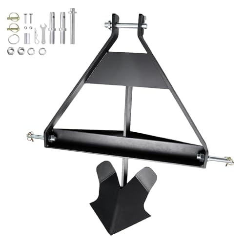 Middle Buster for Category 1, 3 Point Quick Hitch Tractors, Heavy Duty Middle Buster Quick Hitch Tractors Steel Furrowing Plow Mechanical Plowing, Soil Tiller,CL$$Tools