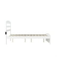thumbnail image 5 of Warren Solid Wood Full Bed with Footboard and USB Charging Station in White, 5 of 5
