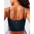 thumbnail image 4 of Sujetador deportivo CRZ YOGA Butterlift para mujer, cuello redondo, azul marino, 4 of 5