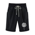 thumbnail image 1 of Mujeres Pantalones Cortos Casual, Cintura Elástica Día de la Independencia de la Impresión Pantalones Cortos con Cordón con Bolsillos para Verano Primavera de Uso Diario, Pantalones Cortos de Verano P, 1 of 4