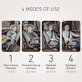 thumbnail image 4 of Graco Premier 4Ever DLX Extend2Fit SnugLock 4-in-1 Car Seat featuring Anti-Rebound Bar, Midtown Collection, Grey, 4 of 10