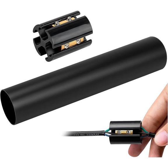 Ebaokuup Underground Wire Splice Kit, Heavy Duty Direct Burial Cable Splice Connector, Underground Wire Connector and Heat Shrink Tube for 14/3 to 8/3 Range