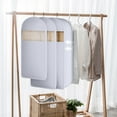 thumbnail image 7 of Hanging Garment Bag, Self Compression Zipper Storage, Space Saving Closet Organizer, for down Coats and Jackets, Dust Cover for Clothes, Large 2-pack Beige, Medium 2-pack Gray, by FAJHHA, 7 of 7