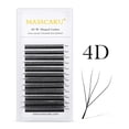 thumbnail image 1 of MASSCAKU WW forma mano ondulada 3D 4D 5D 6D volumen prefabricado ventiladores pestañas cómodas mate individuales extensiones de pestañas suministros Dengxun unisex, 1 of 2