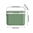 thumbnail image 2 of WIFKLSIIPG Large Hard Cooler, Insulated Ice Chest Box, Portable Ice Retention Cooler for Beach Camping Picnic Fishing Barbecue, 2 of 7