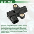 thumbnail image 7 of Engine Crankshaft Position Sensor Crank Position Sensor for Infiniti QX4 3.5L 2001-2003 ABS Black, 7 of 7