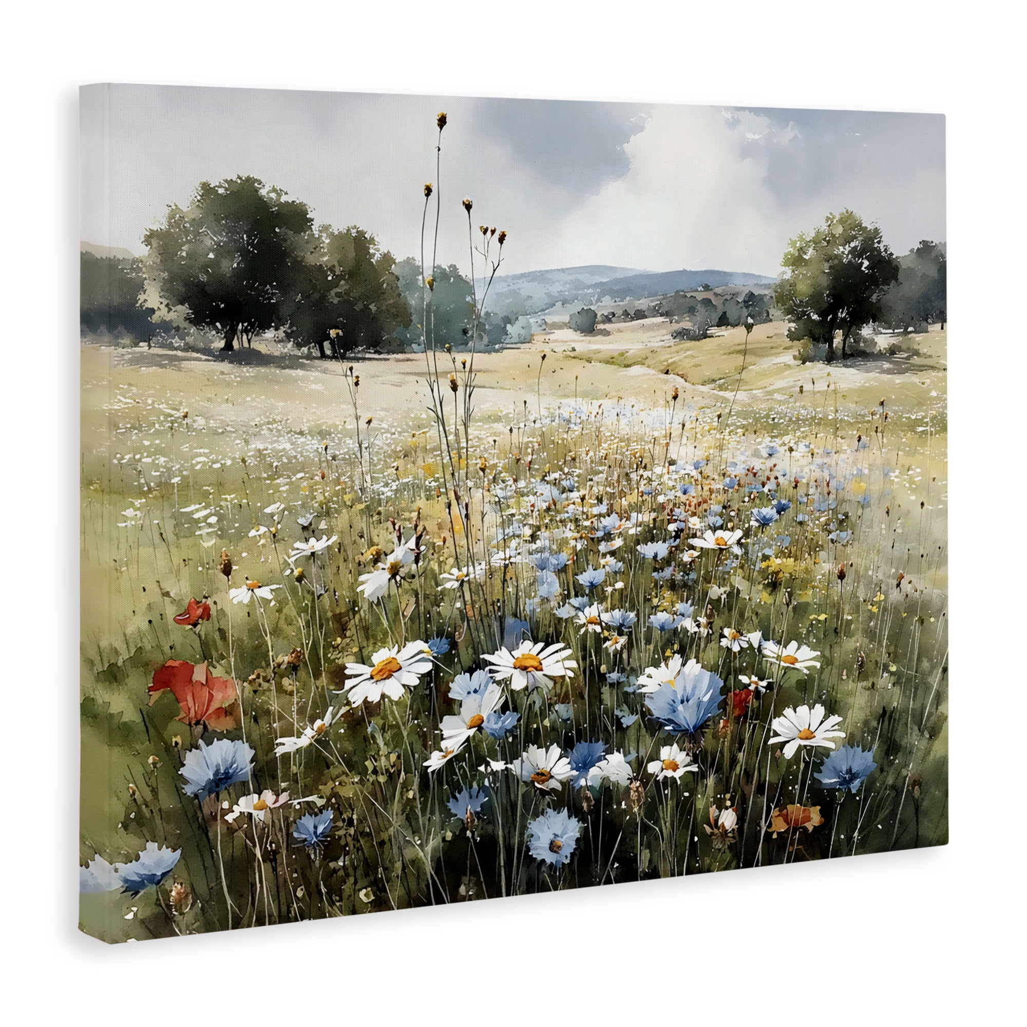 Stupell Industries Calm Meadow of Wildflowers Canvas Wall Art, design by Franklyn Gregory