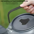 thumbnail image 6 of COM1950s 37Oz Hard Alumina Portable Outdoor Water Kettle with Folding Handle,Heatproof & Food-Safe,Ideal for Camping & Hiking, 6 of 9