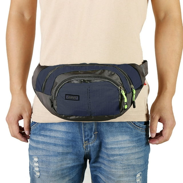 Sport Sac Banane à Grande Capacité, Imperméable, pour Hommes et Femmes, Sac Banane pour l'Extérieur, Évacuation, Randonnée, Transport de Téléphone