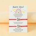 thumbnail image 5 of SIfdSeng 2Pcs Turtle Bracelet Back to School Gift Bracelet Plus Card Back to School Gifts Bracelet Set for 2 First Day of School Bracelet Mommy and Me Bracelets for Mother, 5 of 5