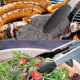 thumbnail image 4 of Stainless Steel Kitchen Tongs with Heat-Resistant Silicone Ends for Cooking and Grilling, 4 of 5