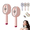 Upgrade Electric Steam Brush(2pcs Pink) A4, variant on 2026 New Electric Steam Brush, Electric Steam Brushs for Hair, Rechargeable Steam Hair Straightener, Detangling Steam Brush for Short Hair, Reduce Frizz, Nourishes Hairs