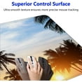 thumbnail image 3 of Large Gaming Mouse Pad with Stitched Edges Extended Desk Mousepad with Superior MicroWeave Cloth NonSlip Base, WaterResistant Keyboard Pad for Gamers, Office & Home Tropics Theme (31.5"x11.8"), 3 of 6