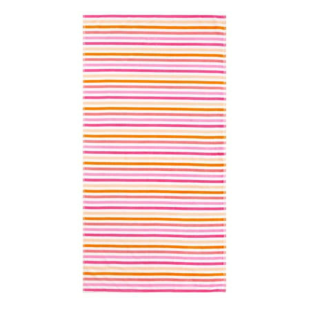 Mainstays Beach Collection Warm Breton Striped Cotton-Blend Beach Towel