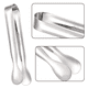 thumbnail image 3 of Pinzas para hielo, pinzas para azúcar, minipinzas para servir aperitivos de acero inoxidable para café de fiesta, 3 of 5