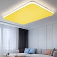 thumbnail image 2 of Yellow Magnetic Fluorescent Light Covers for Ceiling Lights 2 x 4 Feet, Pure Yellow Office Classroom Kitchen Drop Ceiling Light Covers Lighting Filters Shade Panel 3 Packs, 2 of 9
