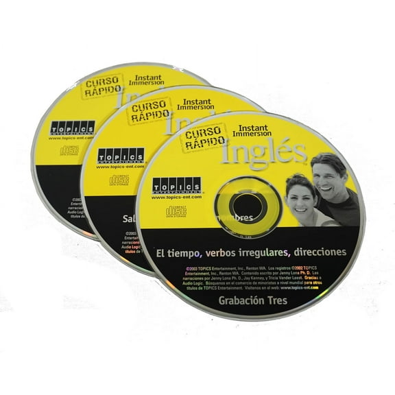 Crash Course Ingles: Learn how to Speak English - 3 Audio CD Set